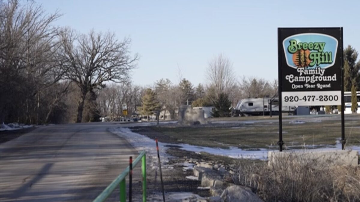 The sheriff's office received multiple 911 calls just before 11 a.m. reporting the fire at N4177 Cearns Lane. An adult male and three children safely exited the camper