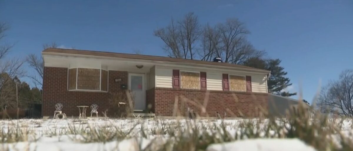 A Baltimore County man was arrested for allegedly setting his house on fire after an explosive argument with his wife last weekend