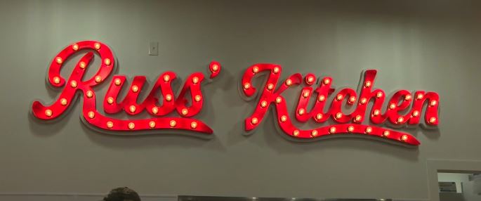 A chef at Russ' Kitchen