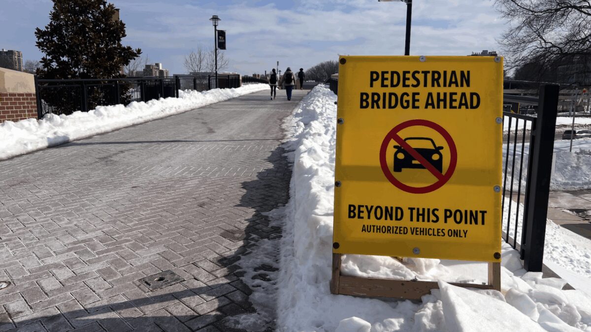 Towson University is now investigating after a viral video shows an Uber driver going over the Osler Drive pedestrian bridge