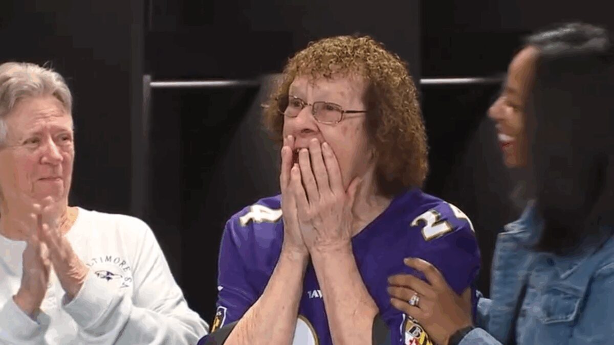 Sharon Kolzinski of White Marsh won Ravens season tickets for 20 years through a scratch-off lottery second chance drawing