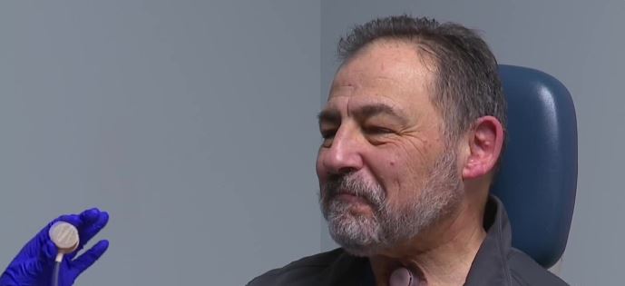 After surviving stage three throat cancer in 2012