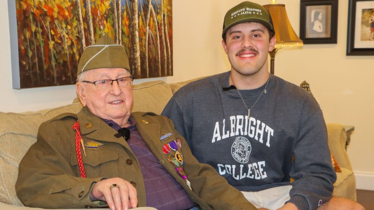 When a 99-year-old World War 2 veteran befriended a college student