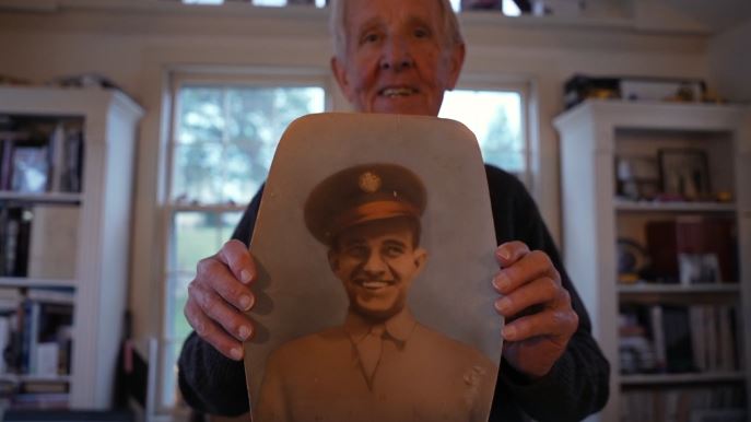 An 82-year-old Powhatan man has found healing through an unexpected connection with a Dutch volunteer who tends to his father's grave thousands of miles away.