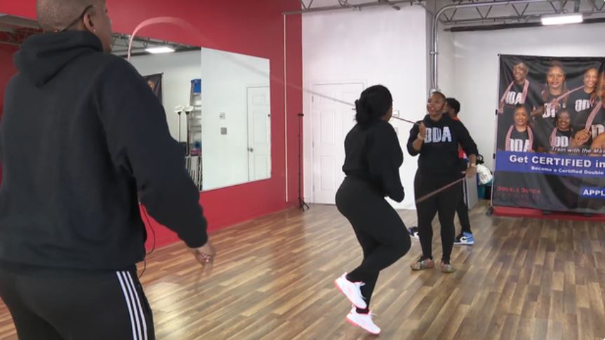 An Atlanta couple turned their love of a classic jump rope activity into a workout that's helped thousands get moving and get fit.