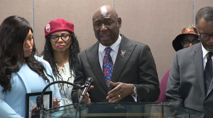 Ben Crump says Benham's body went undiscovered in his cell for two days.