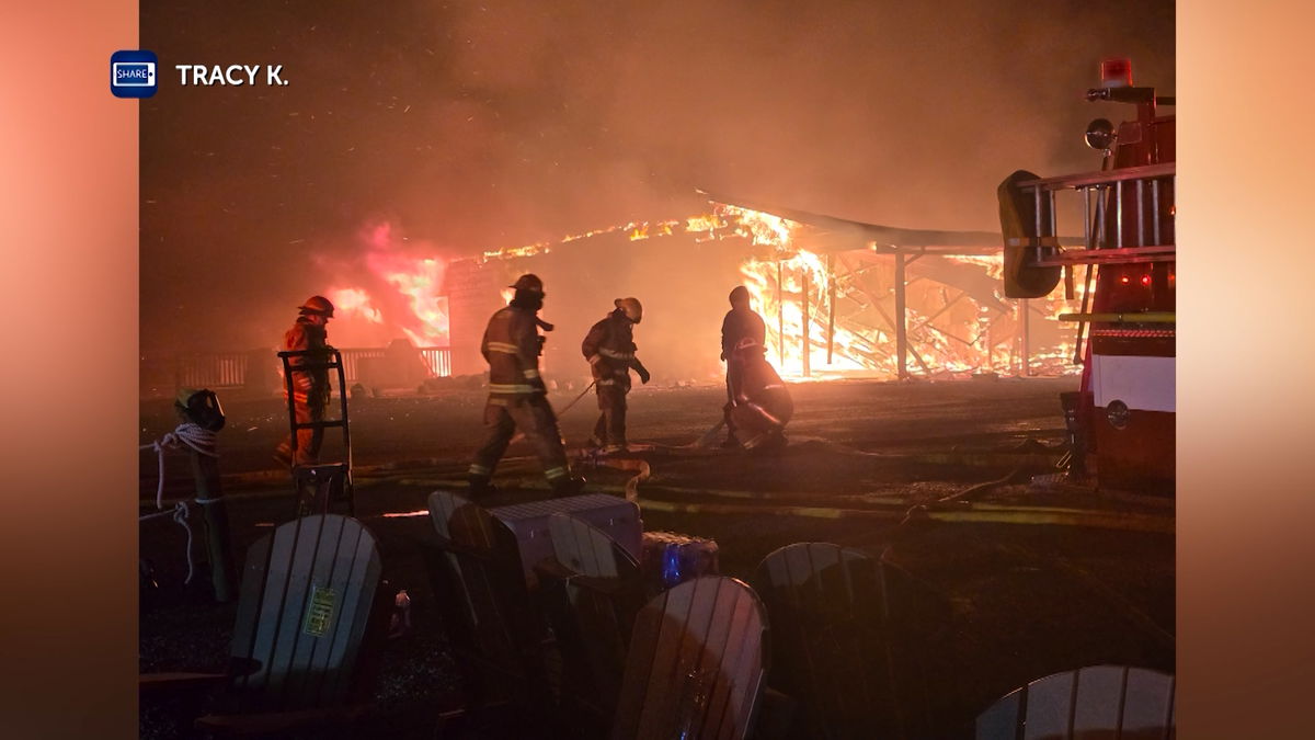 Wind-driven embers started Baker Country Market fire