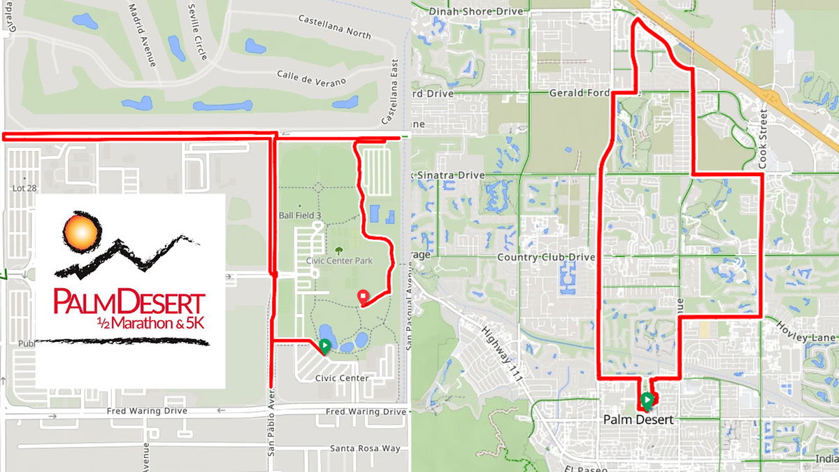 Palm Desert Half Marathon and 5K to bring road closures on Sunday