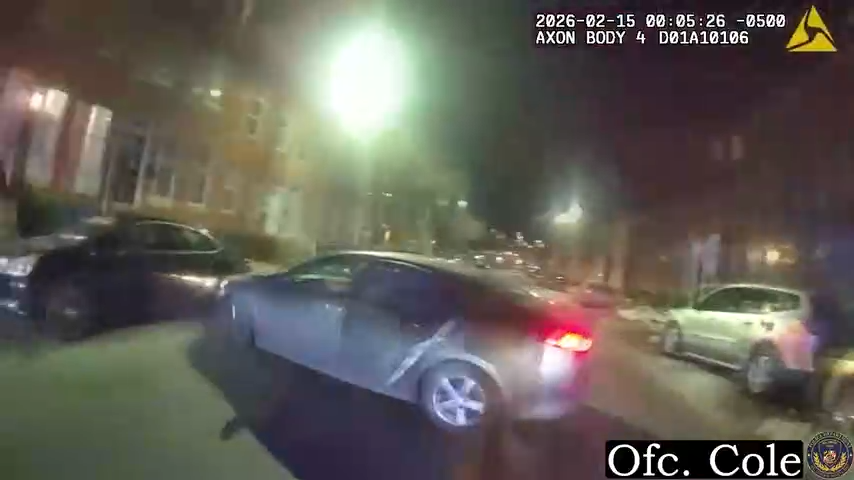City police said Officer William Cole responded around 12:05 a.m. Sunday to an attempted break-in call.  Police released Cole's body-worn camera video that showed the officer arriving at the location on West Lombard Street