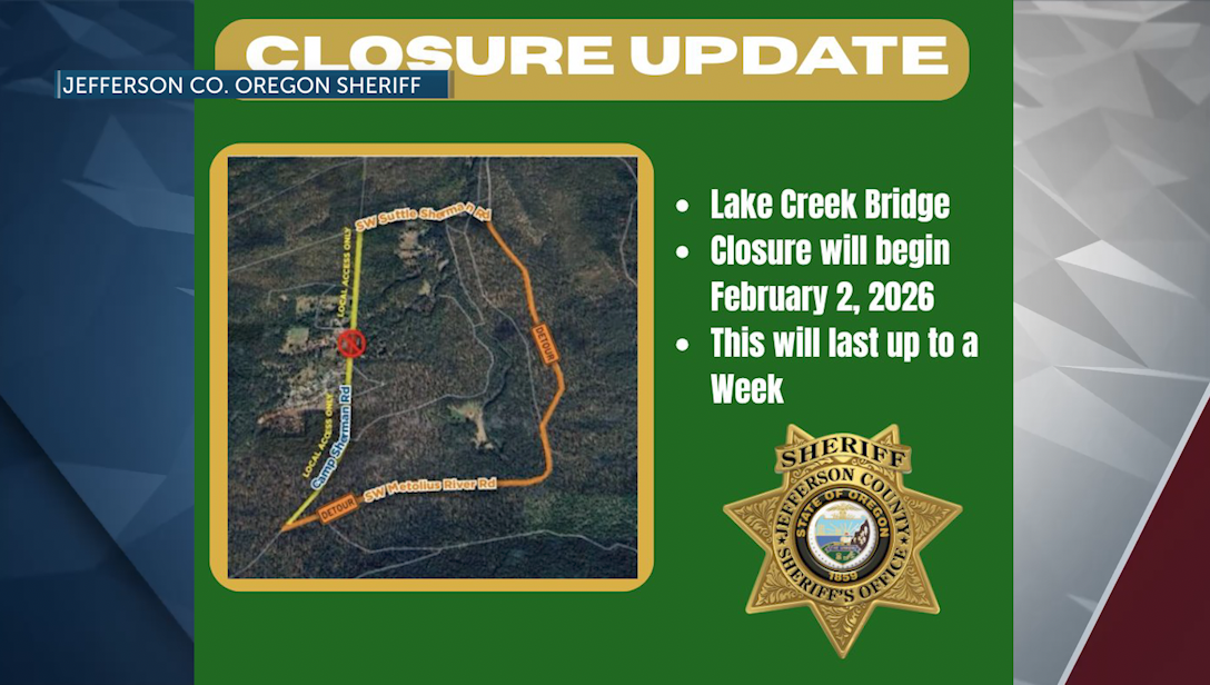 Lake Creek Bridge repair to begin next week