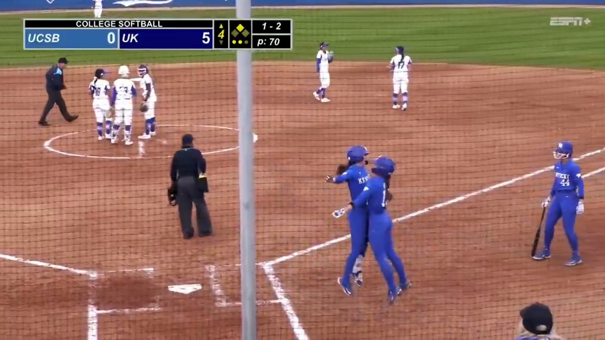 UCSB softball drops home opener to Kentucky