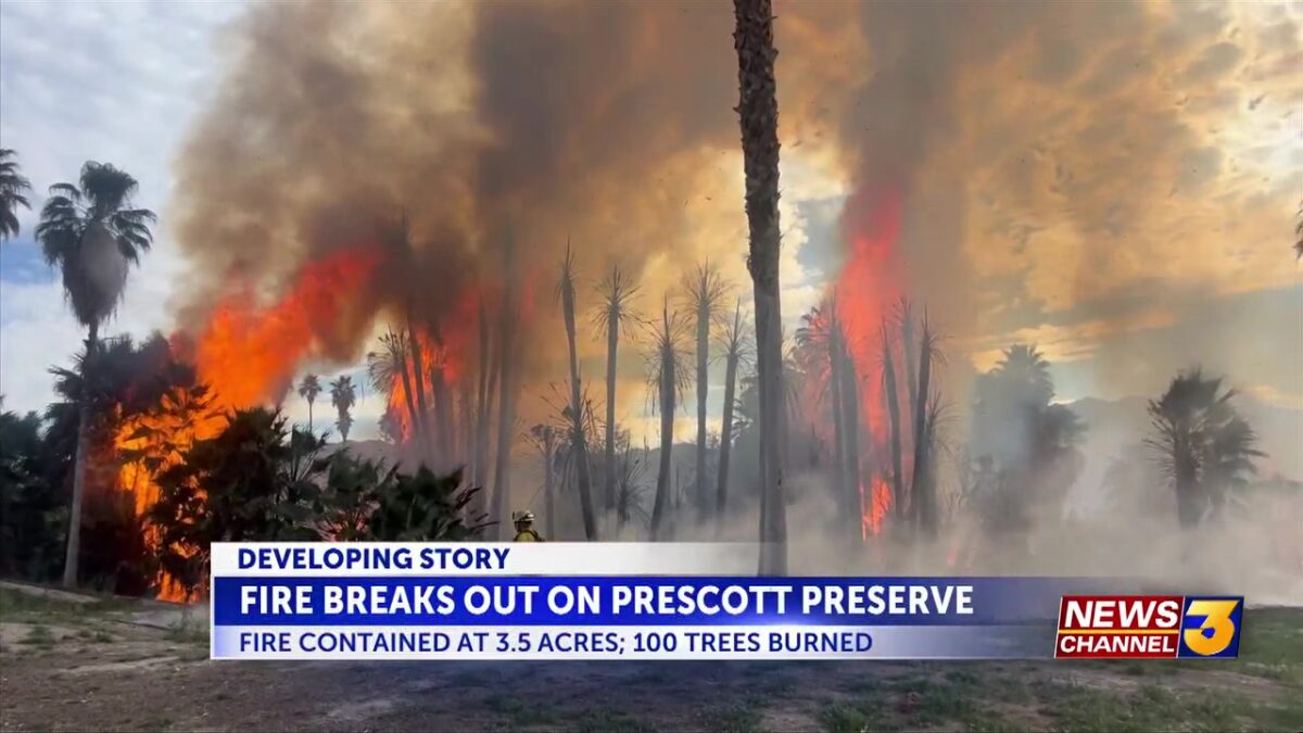UPDATE: Prescott Preserve fire to be investigated as potential arson