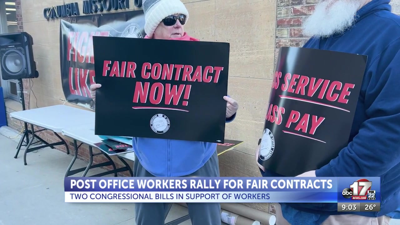 Postal workers rally for fair contracts Sunday