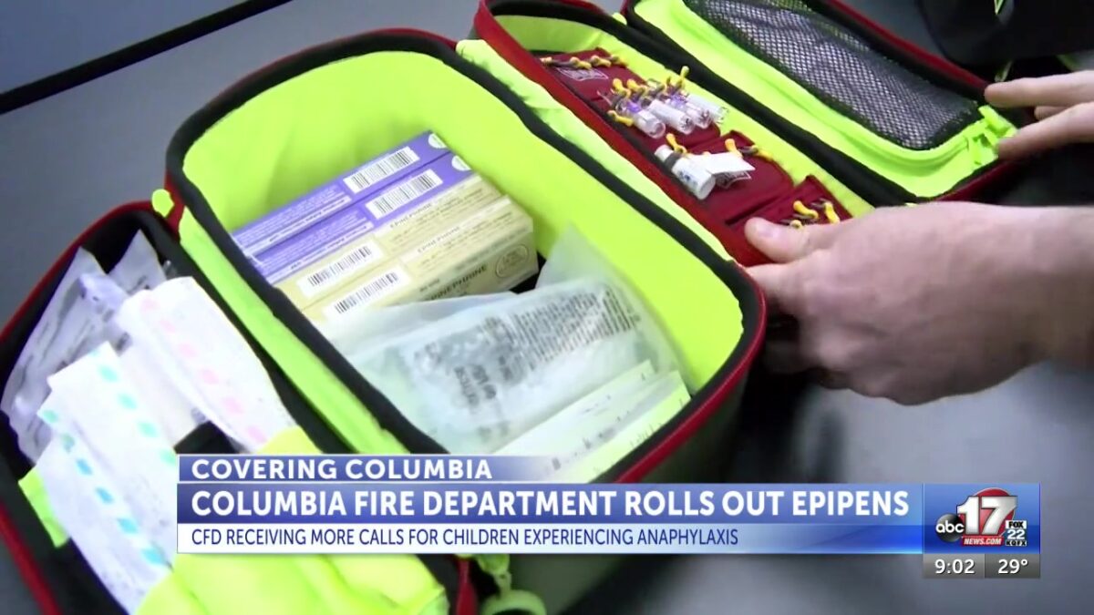 Columbia Fire Department now carries EpiPens as calls climb for youth experiencing anaphylactic shock