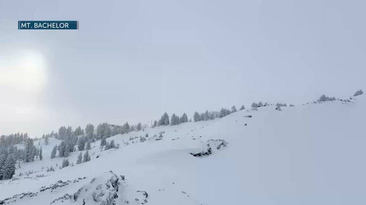 Mt. Bachelor gains inches of fresh snowfall while giving back to Central Oregon