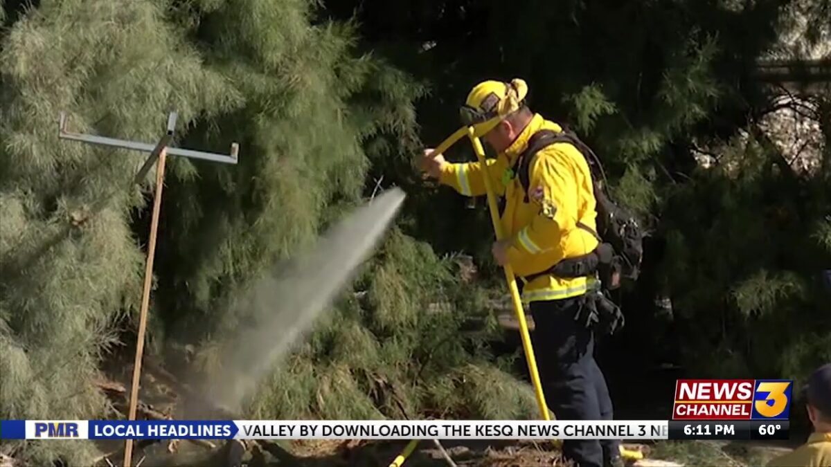 Union Pacific Railroad Police clear homeless encampments along tracks from Monterey Road to Bob Hope after string of fires