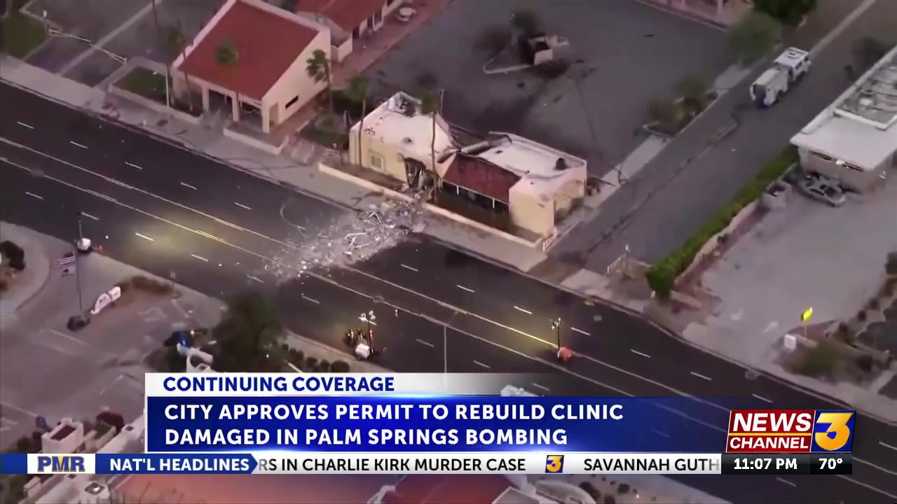 Planning Commission approves permit to rebuild fertility clinic damaged in Palm Springs bombing