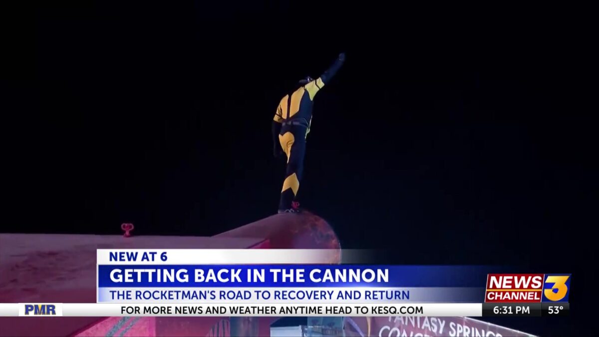 Rocketman reflects on recovery nearly a year after fair stunt accident