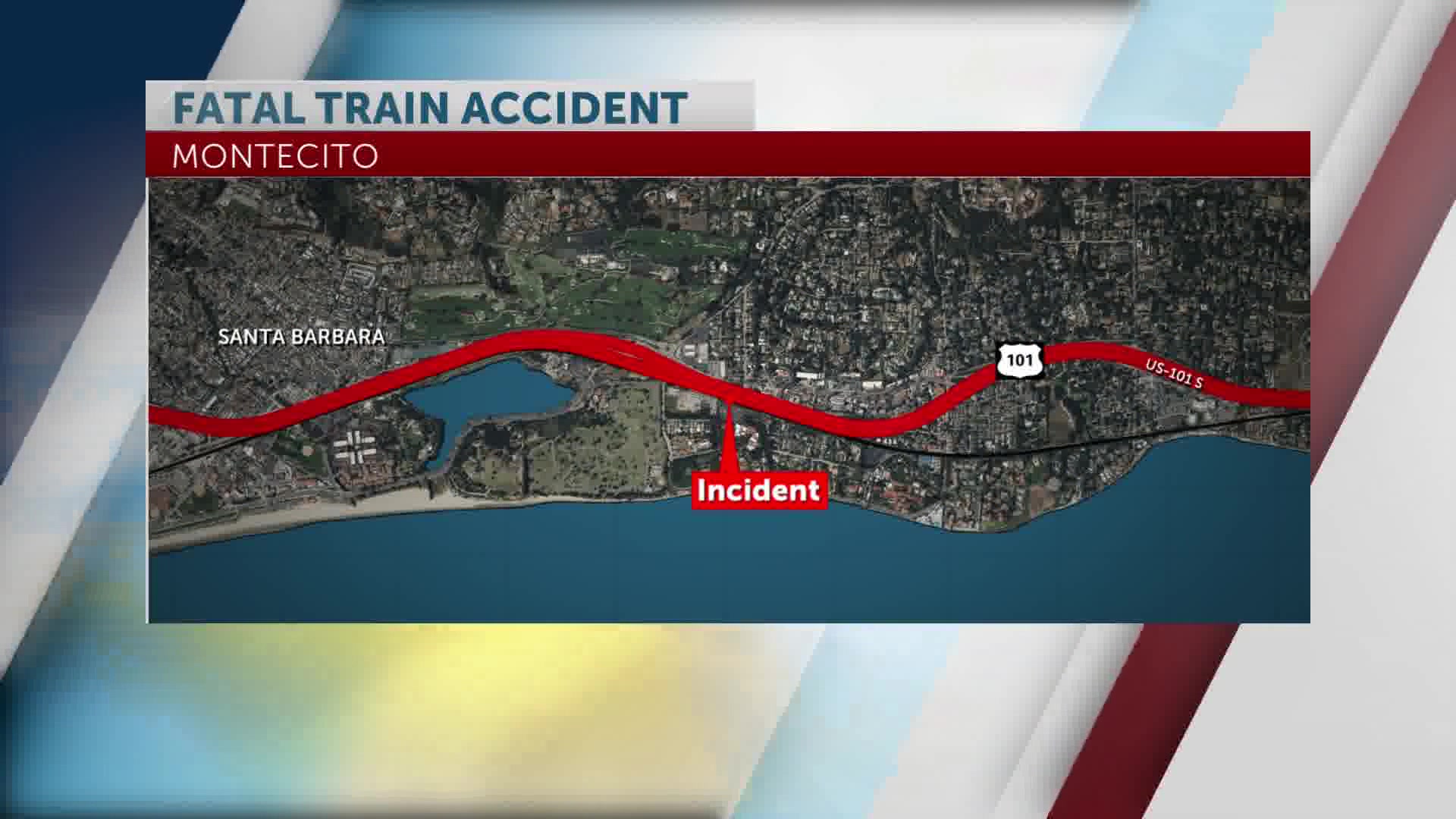 Man dead after train collision in Montecito