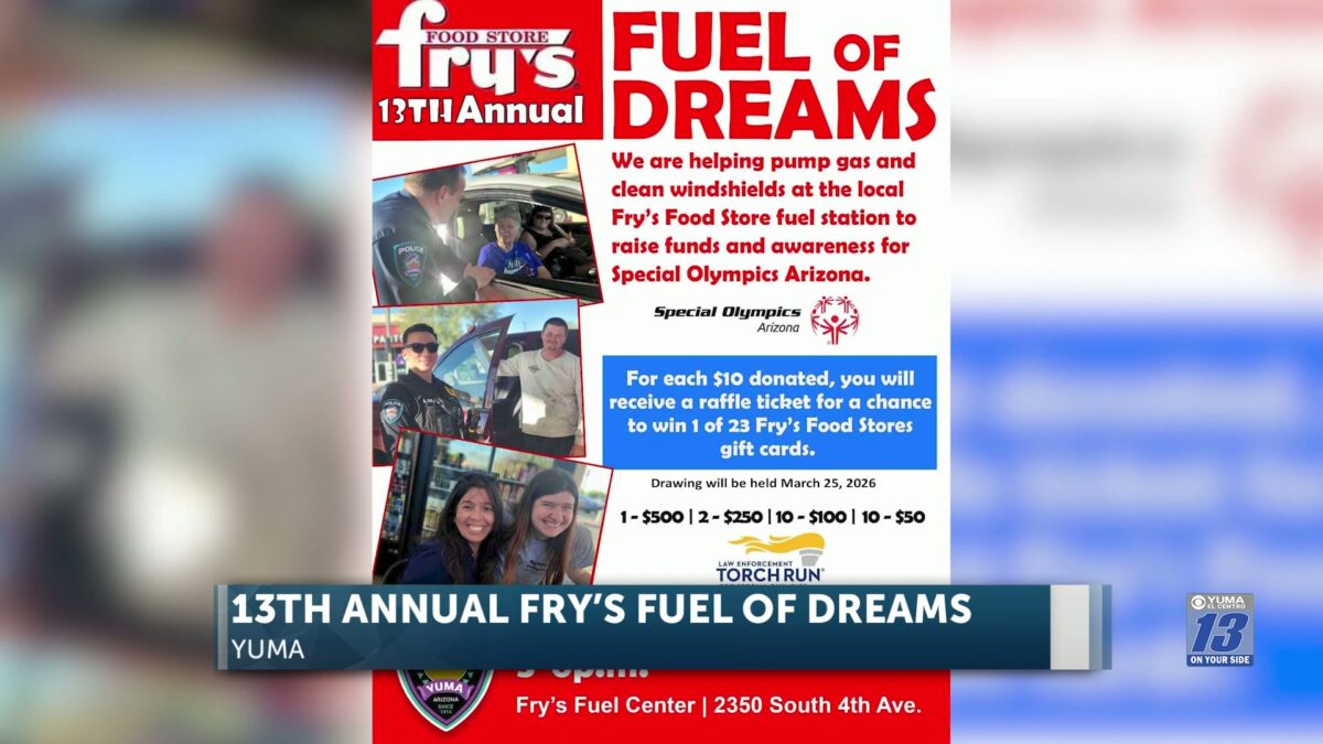 YPD to participate in 13th Annual Fry’s Fuel of Dreams