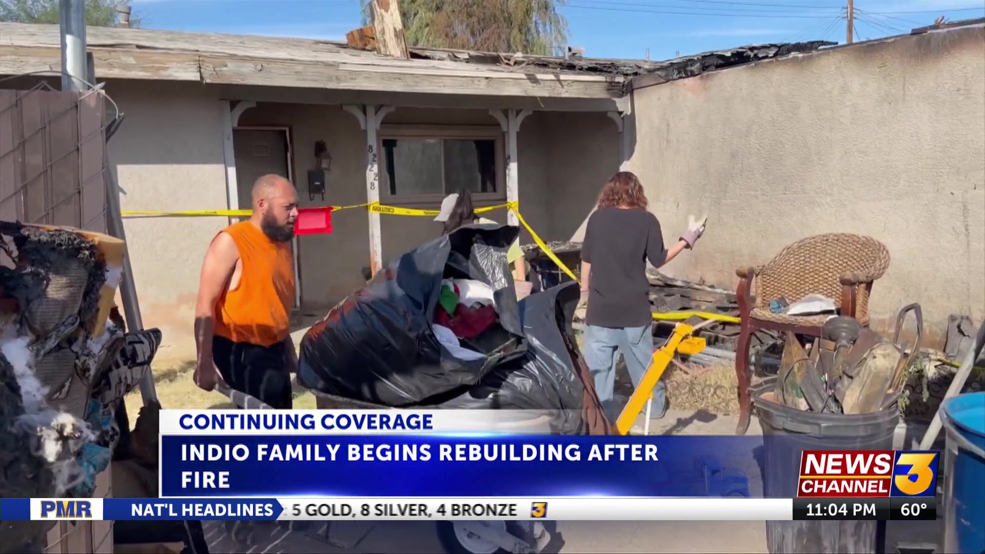 Indio family begins to rebuild after devastating house fire