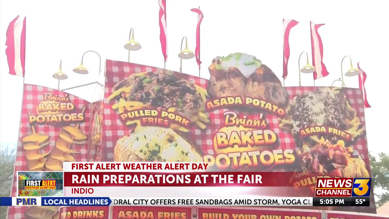 Fair officials ready for rainy weather at annual date festival