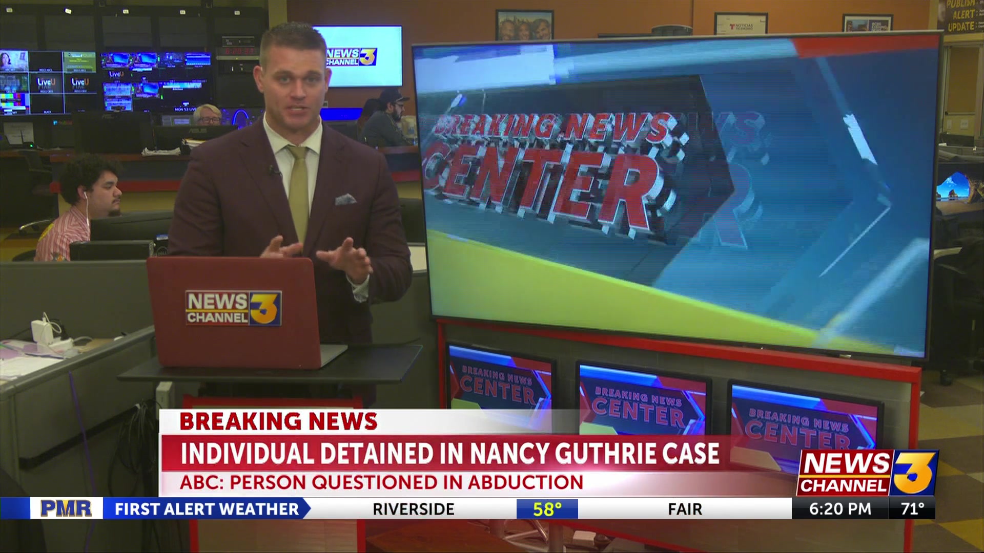Person detained in abduction of Nancy Guthrie released