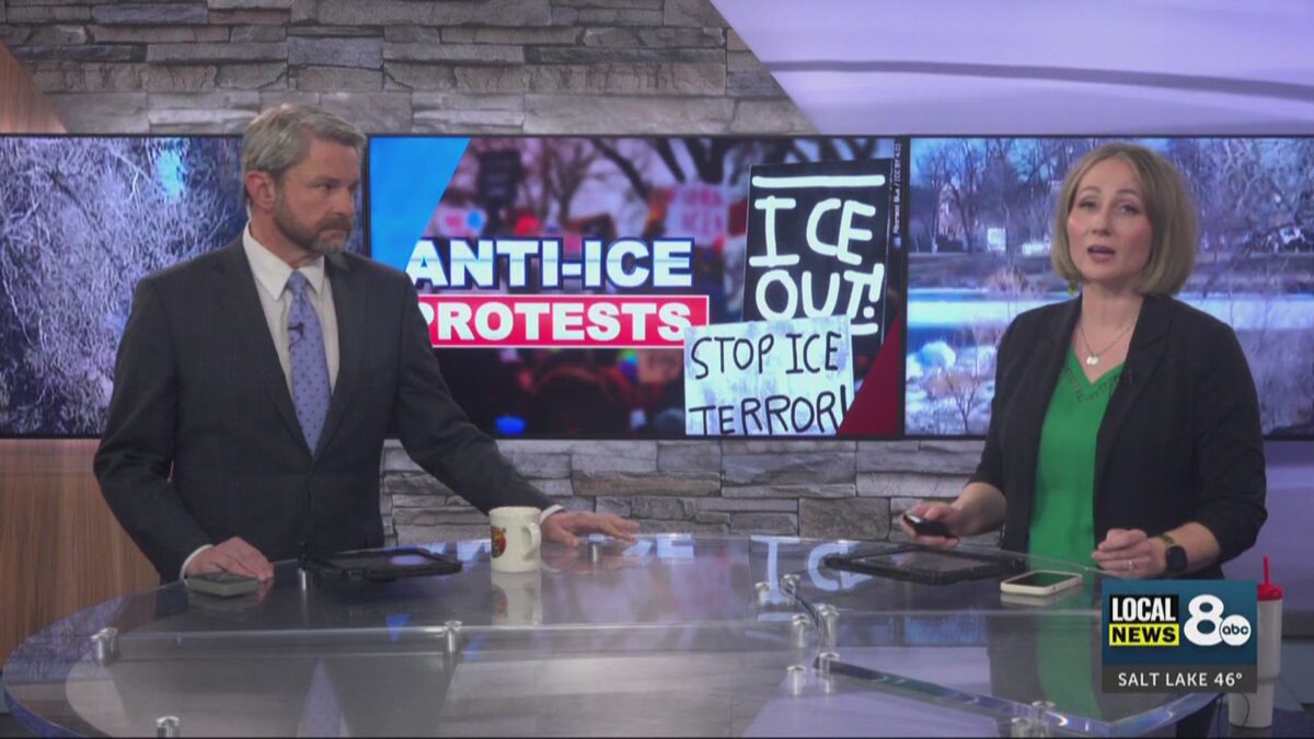 Peaceful vigil and pro-ICE protest in Rexburg