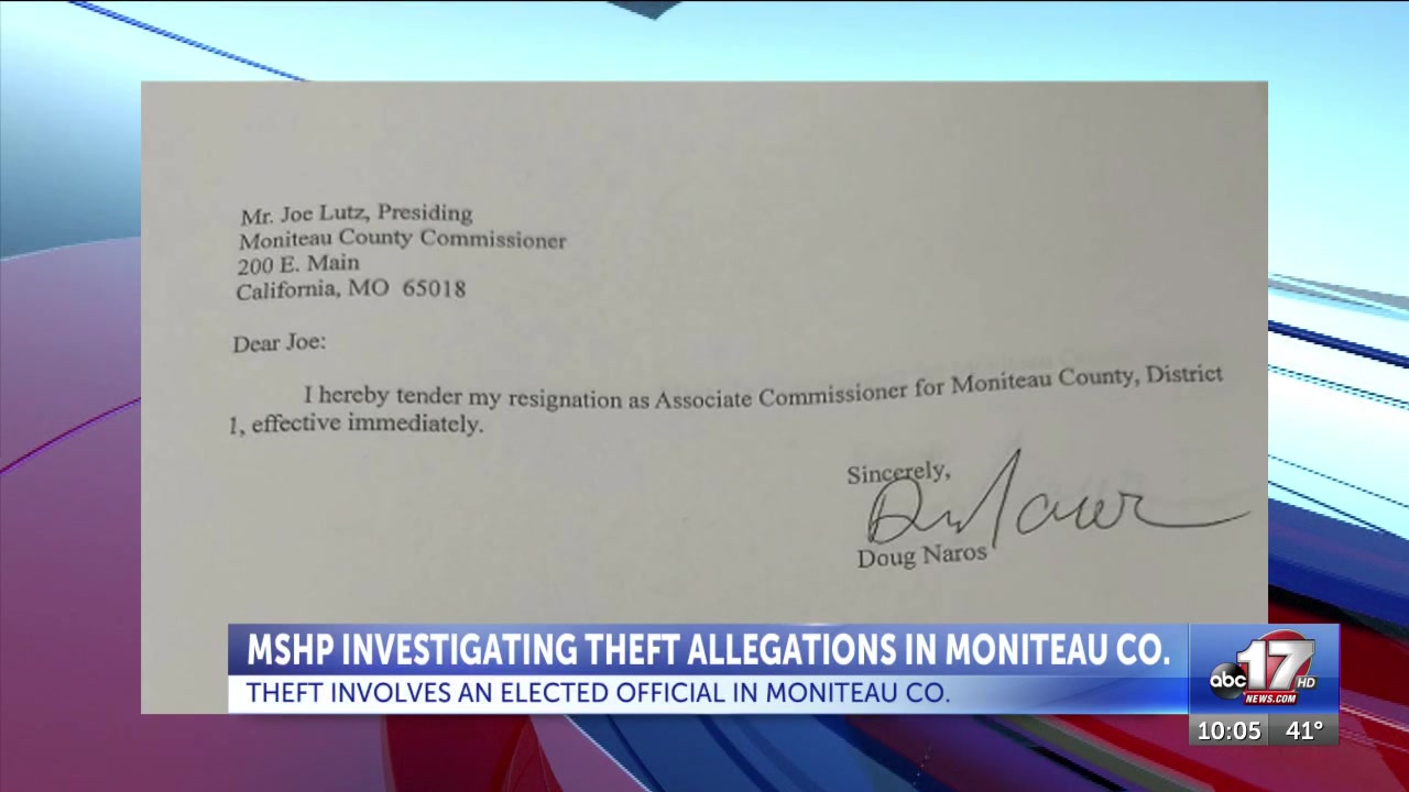 Highway Patrol investigating Moniteau County elected official; northern district commissioner resigns