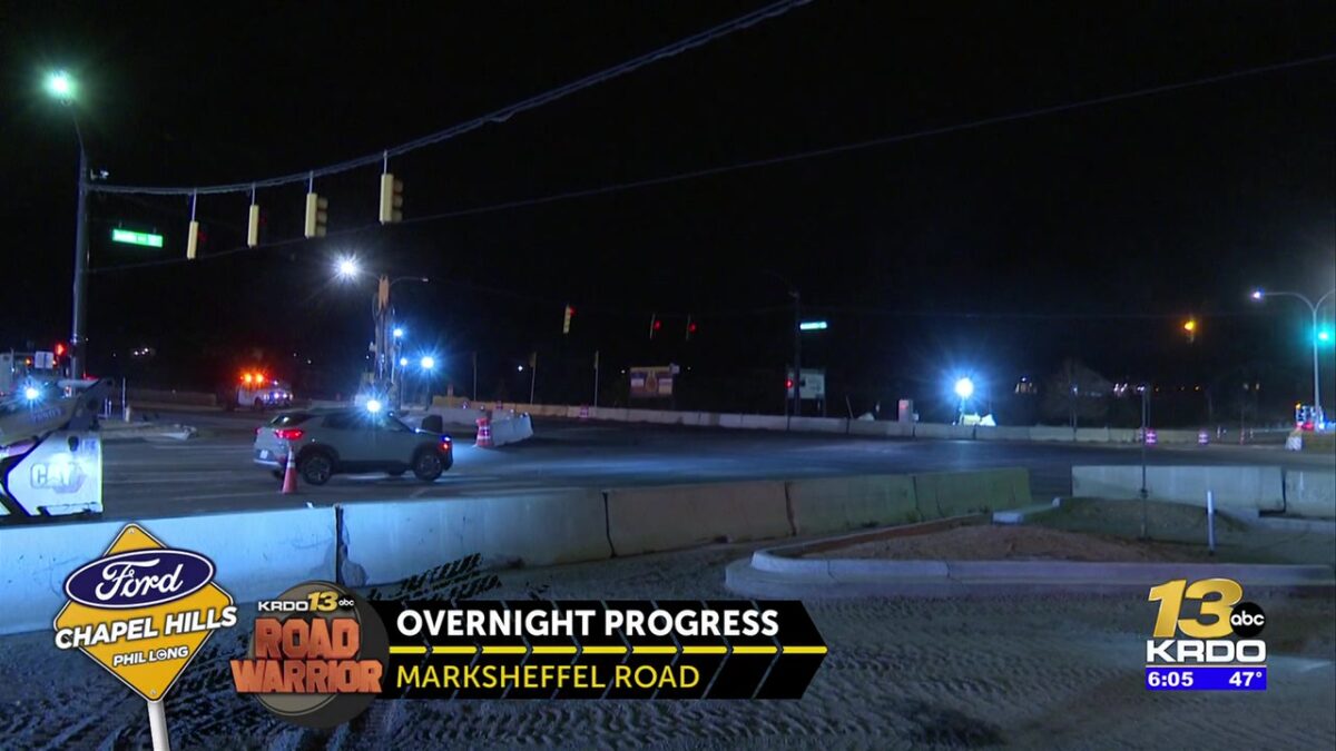Overnight lane closures