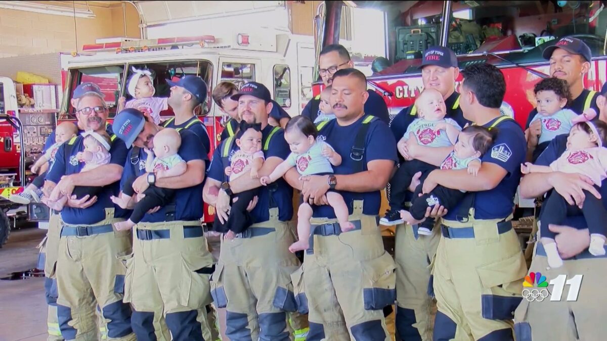 Firefighters & Fathers: YFD sees a baby boom