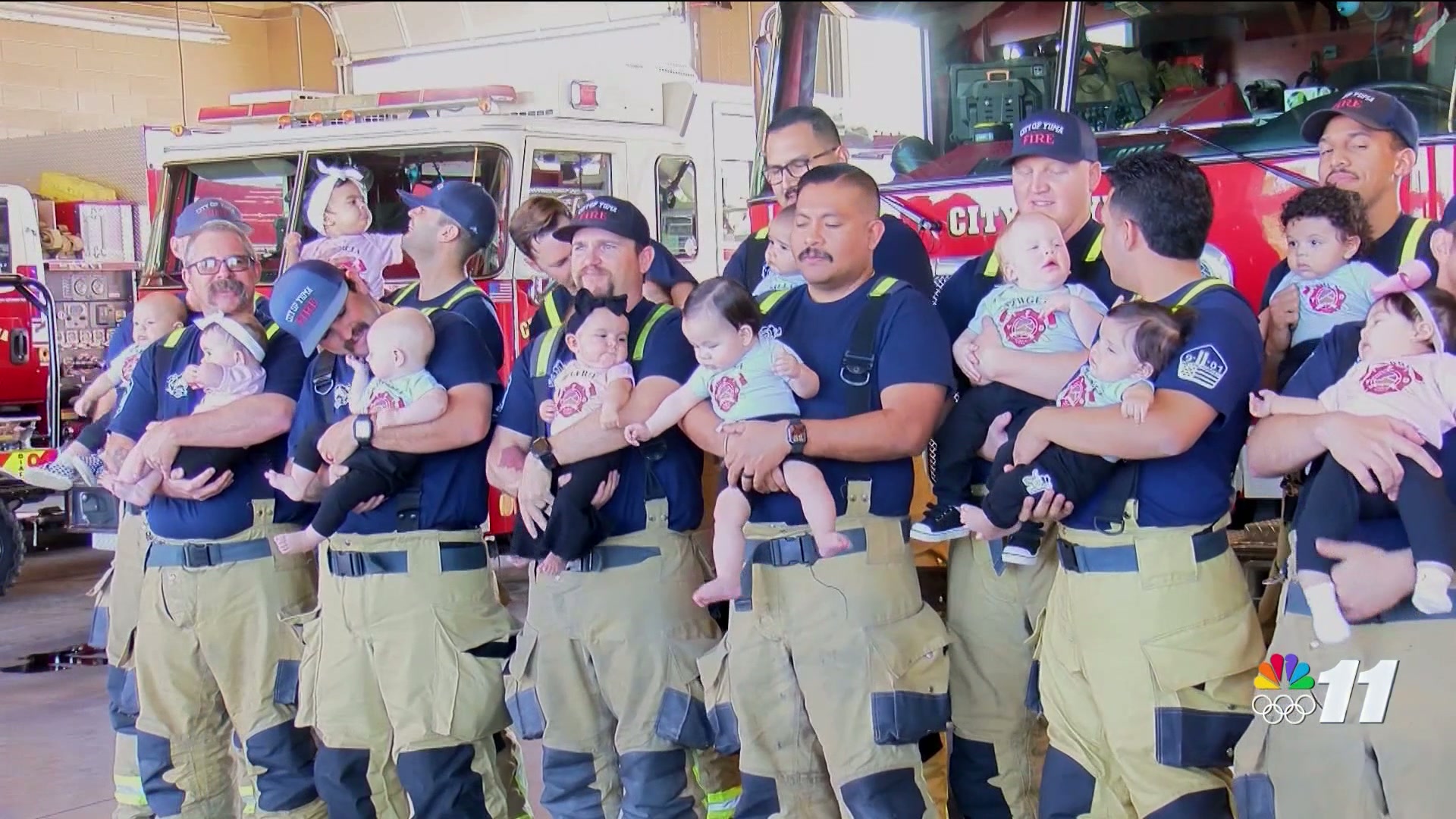 Firefighters & Fathers: YFD sees a baby boom