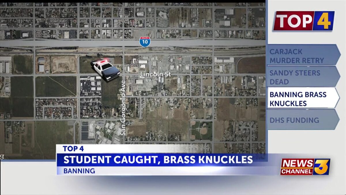 Banning High School student arrested after allegedly bringing weapon to campus