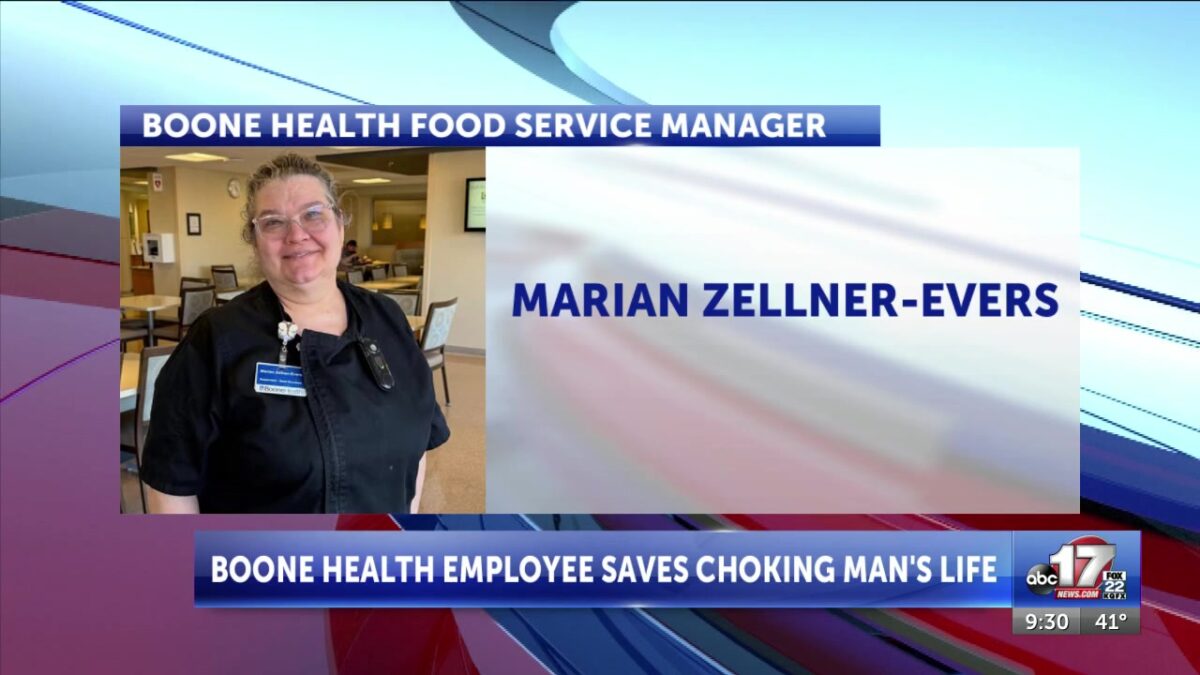 Boone Health food service worker saves choking man
