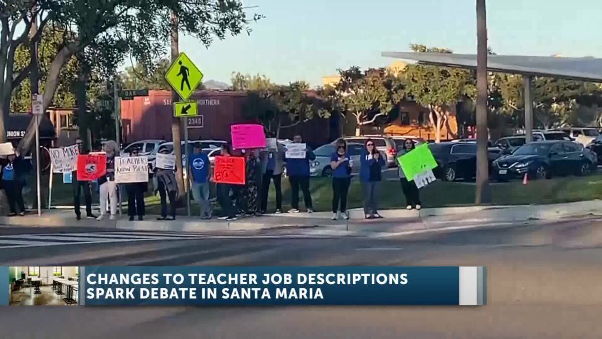 Santa Maria Elementary Educators Rally For Greater Involvement In District Decisions