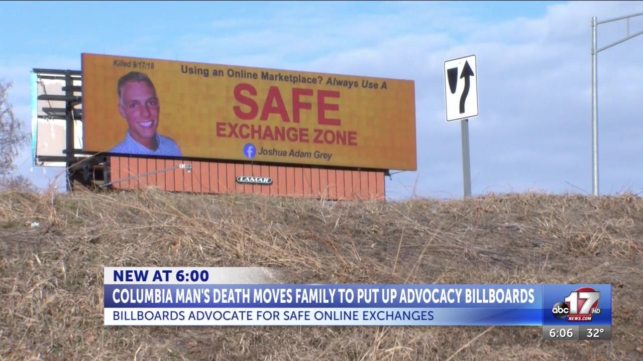 Family behind billboards promoting ‘safe online exchanges’ tells son’s story