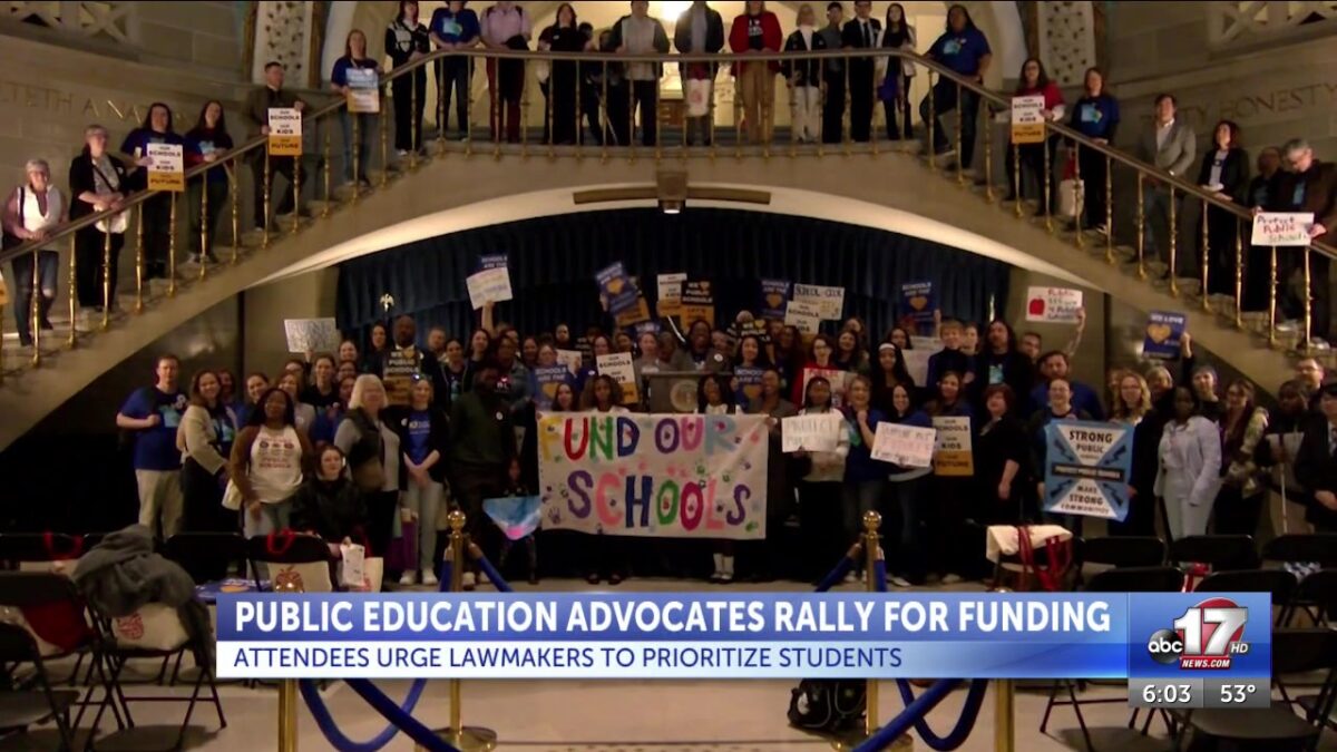 Missouri public education advocates rally for funding at Capitol