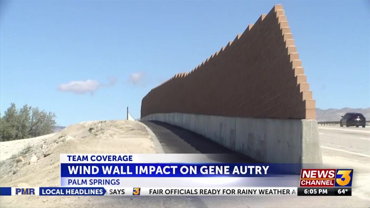 Officials outline role of Gene Autry Wind Wall amid recent storm