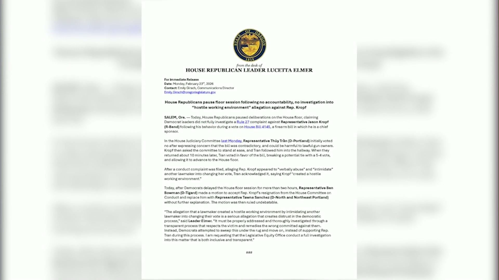 House Republicans halt floor work