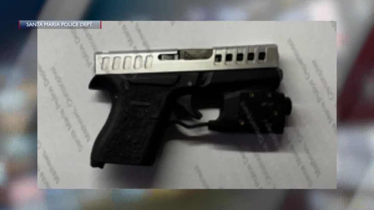 Santa Maria police arrest teen for firearm violations