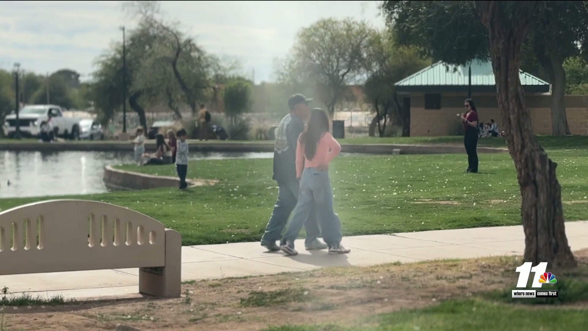 Locals make the most of Presidents’ Day weather