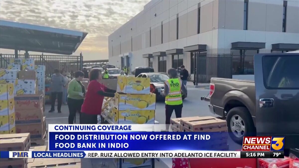 FIND Food Bank serves hundreds of families at Indio community mobile market