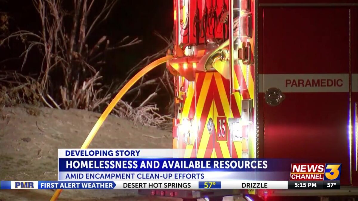 Homelessness and available resources amid encampment clean-up efforts