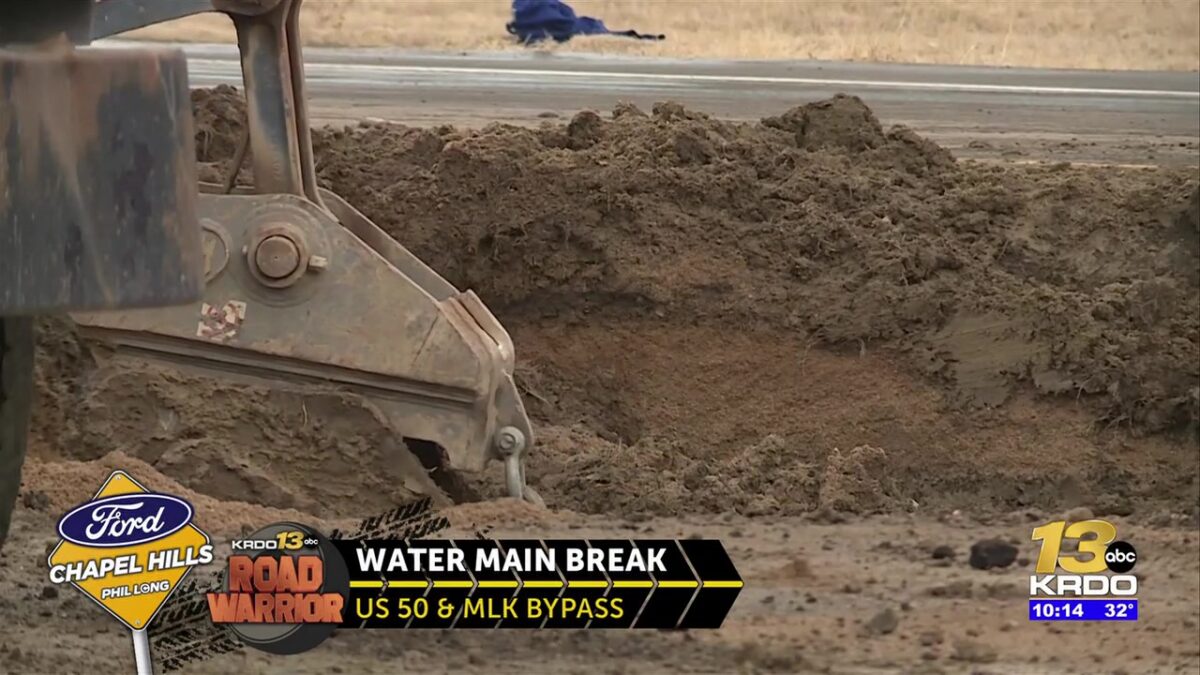 Pueblo’s MLK bypass on US 50 closed in both directions after water main break Tuesday