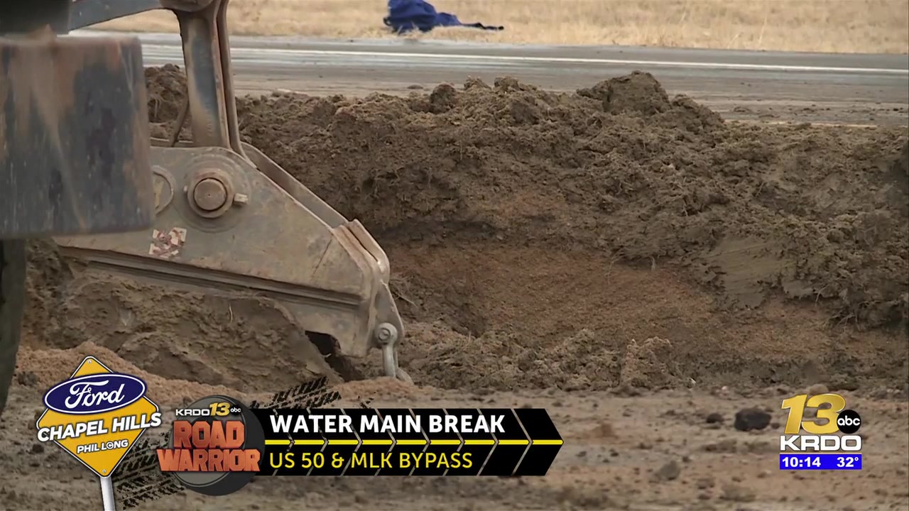 Pueblo’s MLK bypass on US 50 closed in both directions after water main break Tuesday
