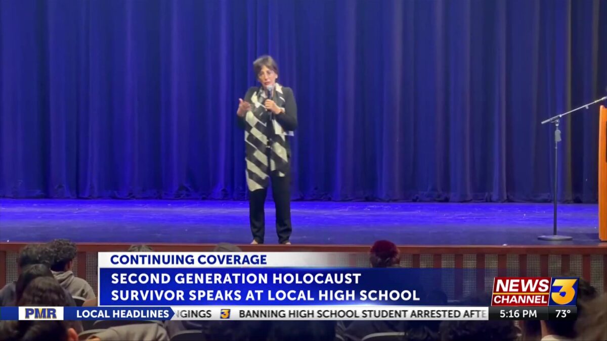 Second generation holocaust survivor speaks at local high school