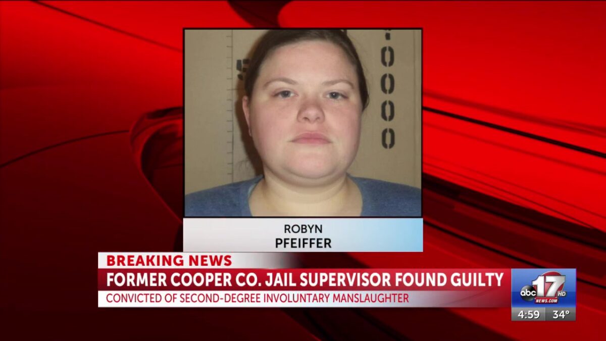 Former jailer convicted of manslaughter in Cooper County Jail death