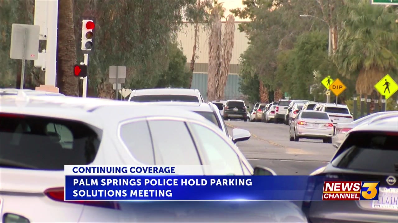 Palm Springs Police hold parking solutions meeting