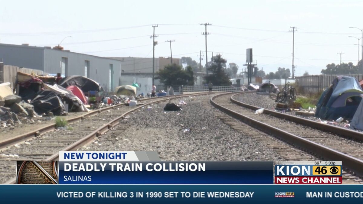 Salinas Police: Man dies after being struck by train near East Market Street