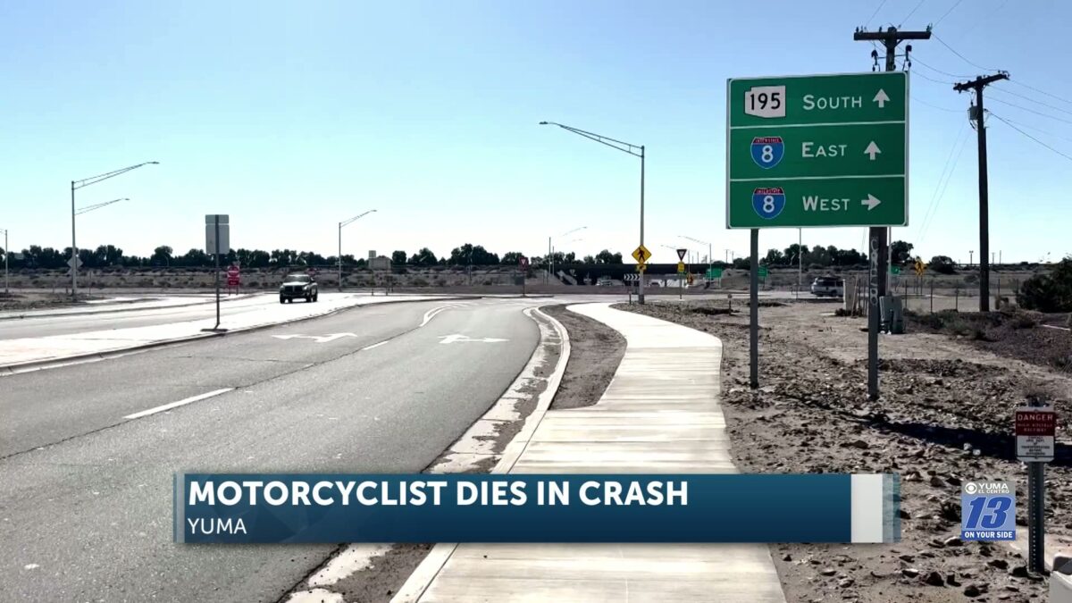 One dead in crash on Araby Road in Yuma